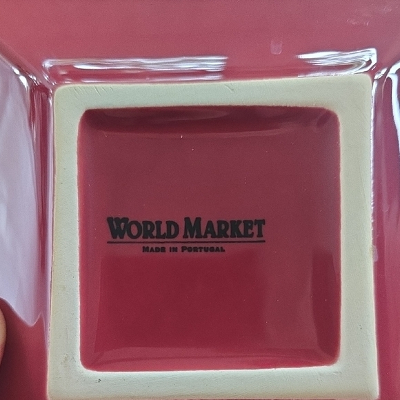 8 Cost Plus World Market Berry Square App Plates - Picture 4 of 4